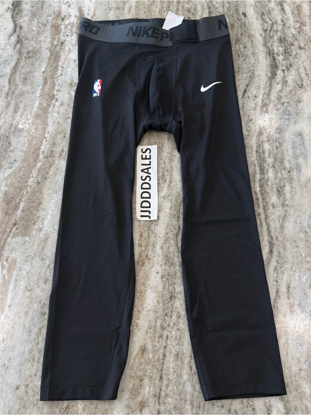 Nike Pro NBA Team Issued 3/4 Compression Tights Black DN1547-010 Men’s L-Tall